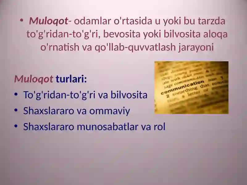 Muloqot 2