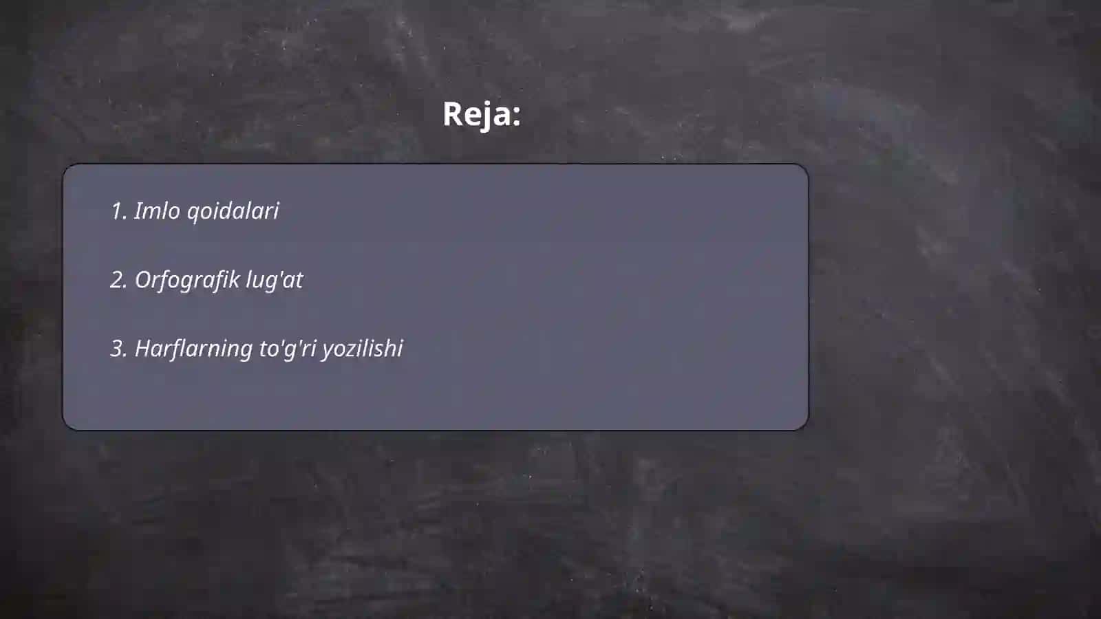 Orfografiya va Orfoepiya 2