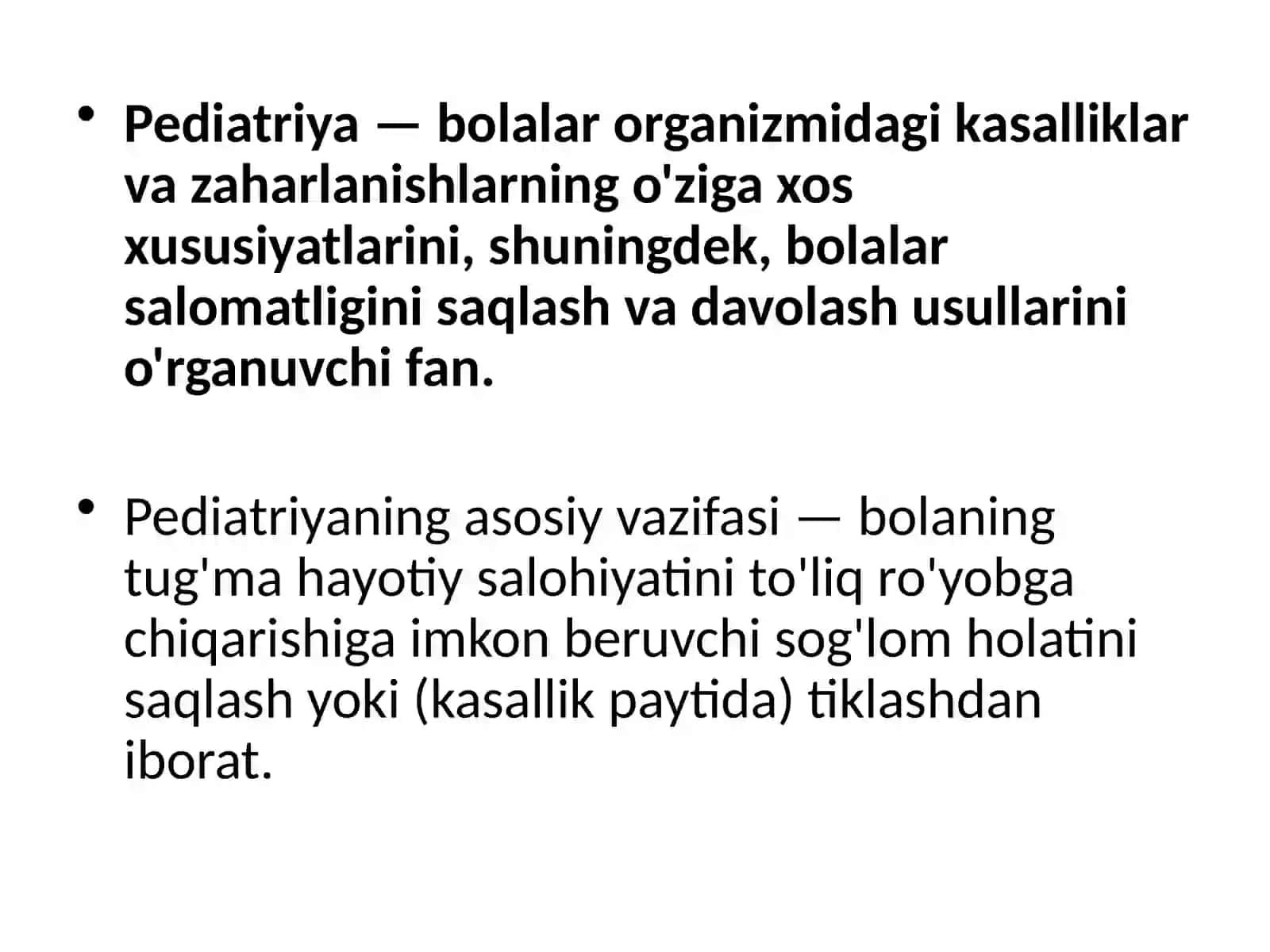 Muddatida va chala tug'ilgan chaqaloqlar pediatriyasi 2