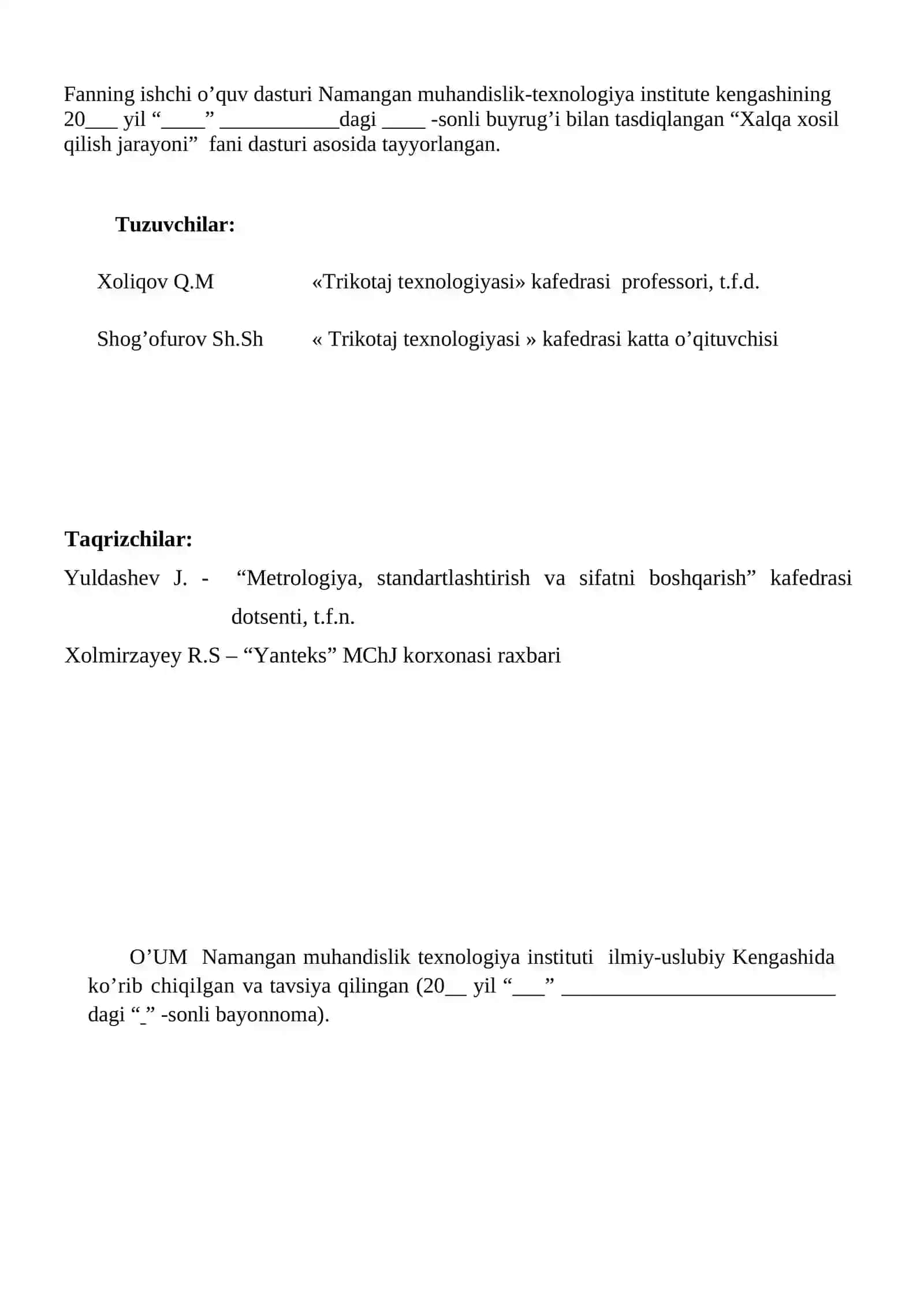 Xalqa xosil qilish jarayonlari 2