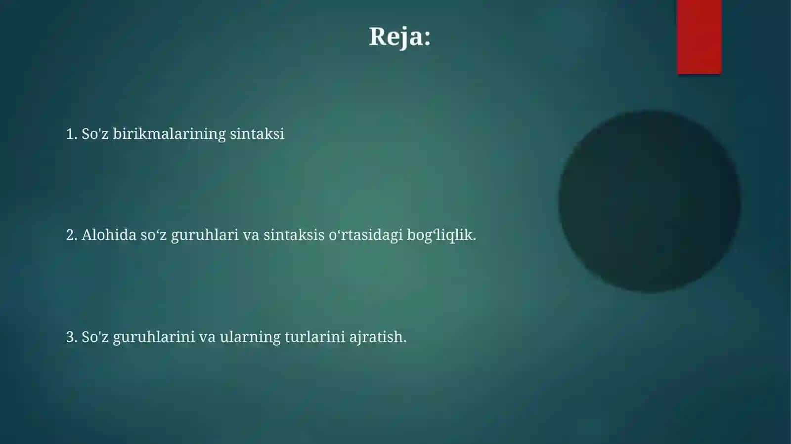 So'z birikmalarining sintaksisi 2