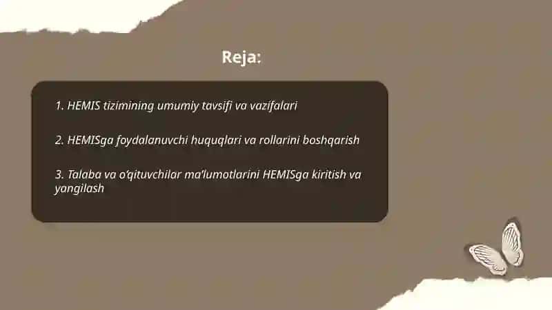 HEMIS tizimi 2
