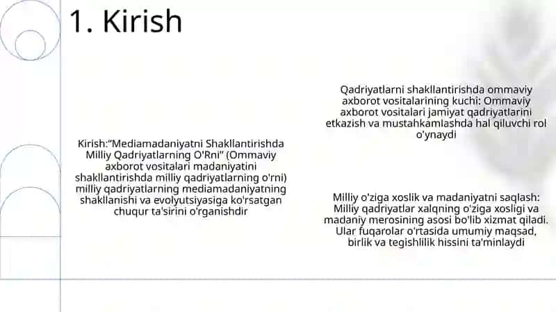 Mediamadaniyatni Shakllantirishda Milliy Qadriyatlarning O'Rni 2