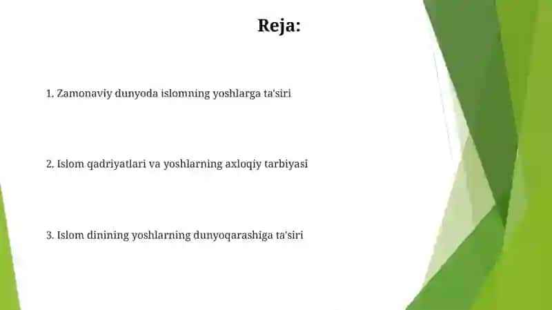 Islom dinining yoshlar ongiga taʼsiri 2