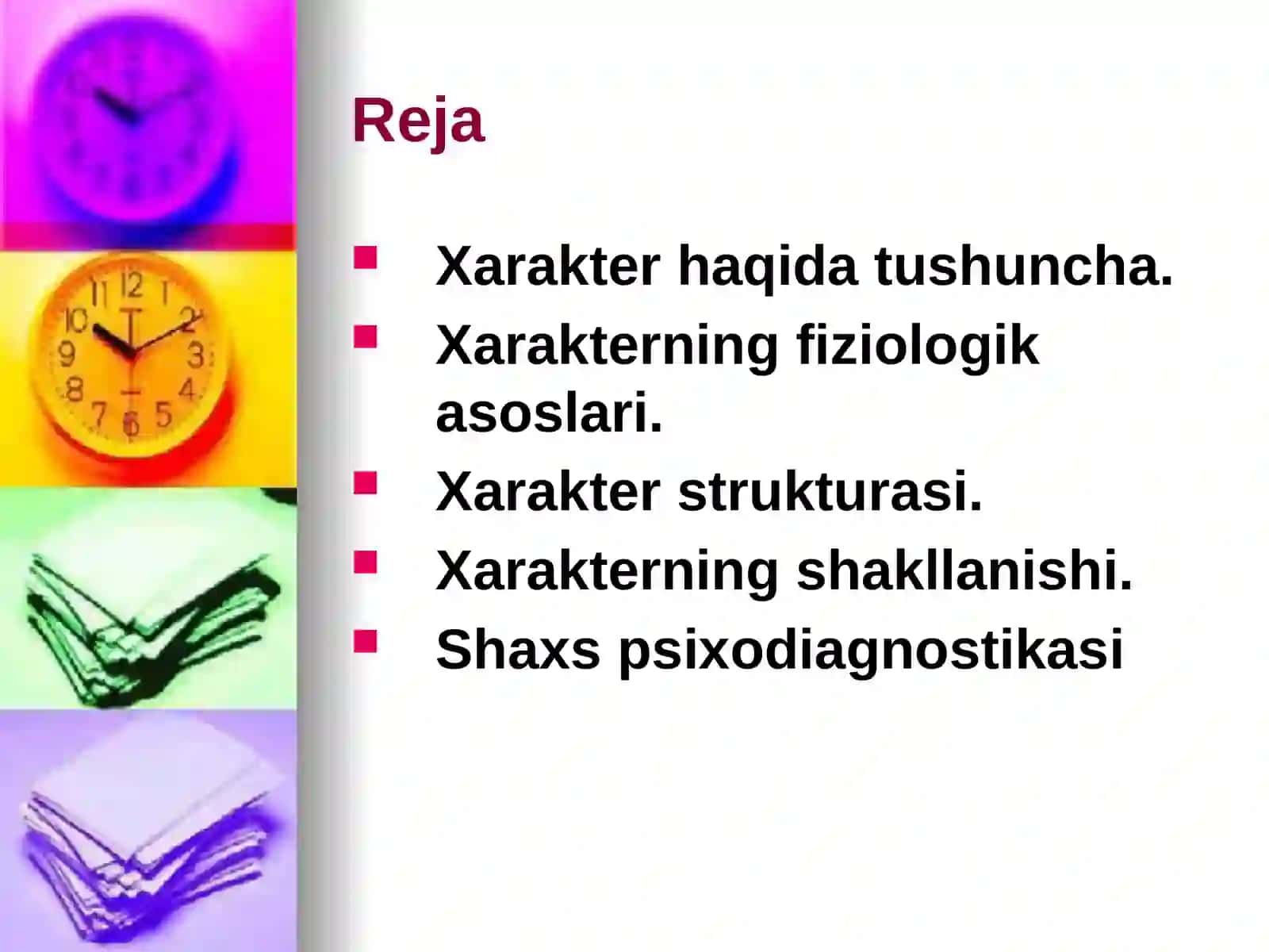 Shaxs xarakteri 2