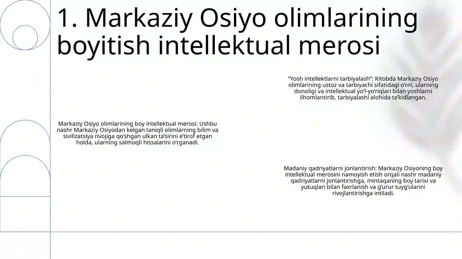 Yuksak Ma‘Naviyatli Yoshlarni Tarbiyalashda Orta Osiya Allomalarining Ilmiy Merosining O‘Rni 2