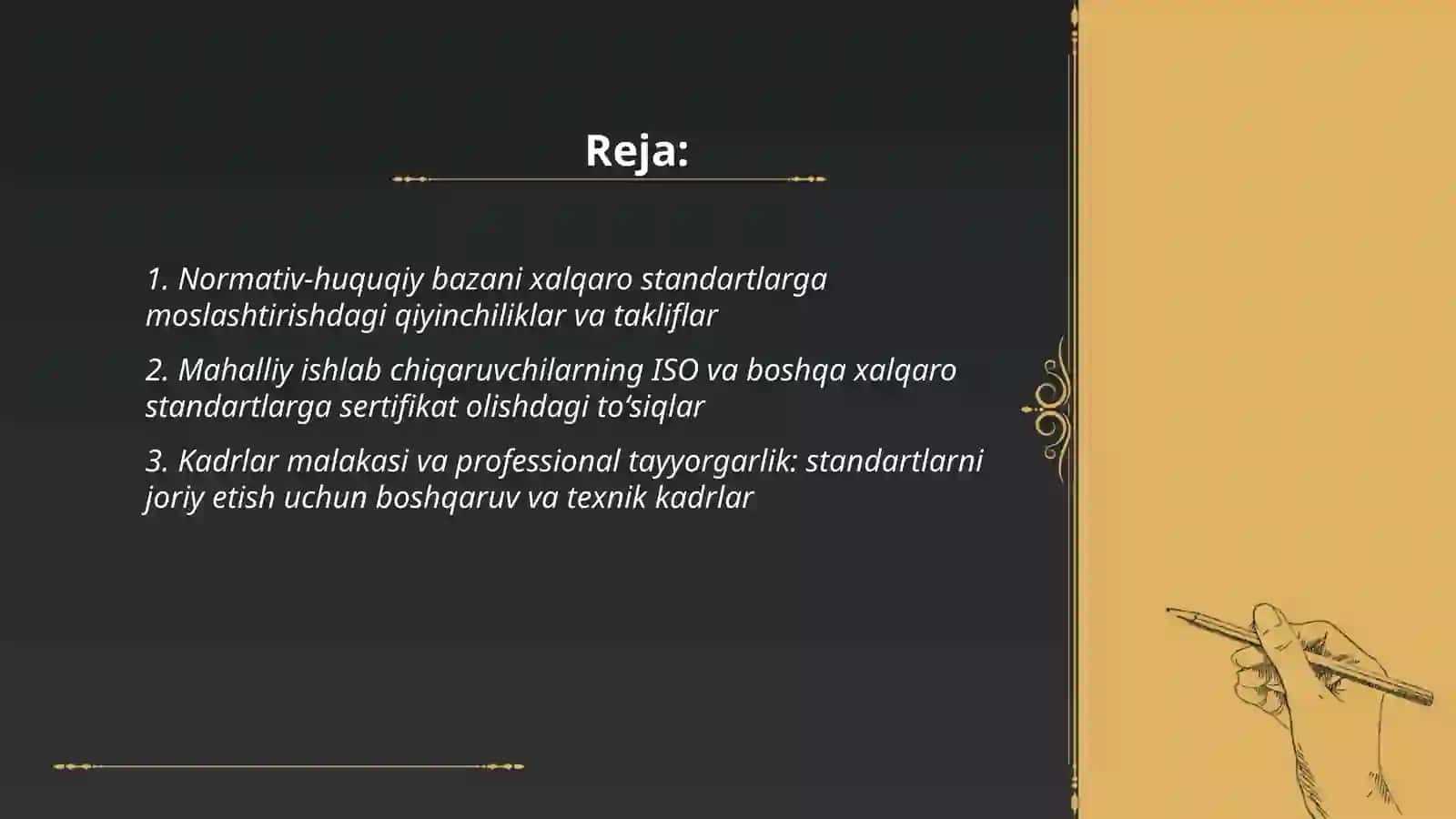 Normativ-huquqiy bazani xalqaro standartlarga moslashtirishdagi qiyinchiliklar va takliflar 2
