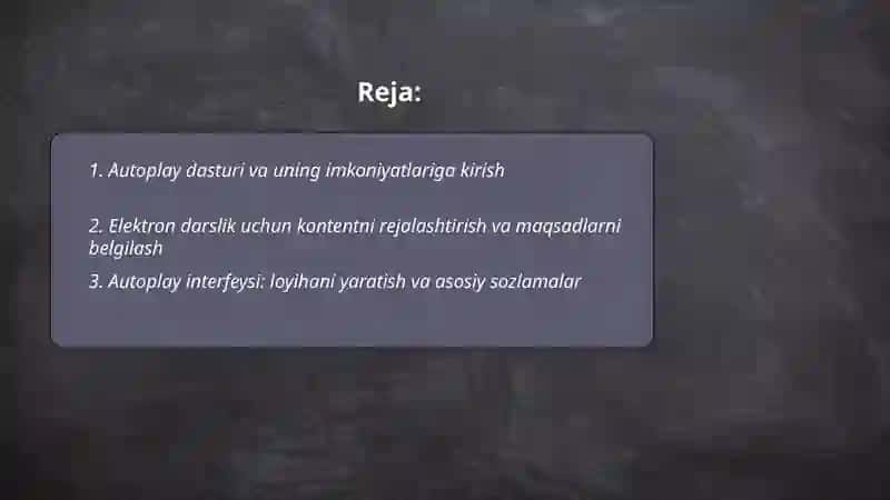 Autoplay dasturlari 2