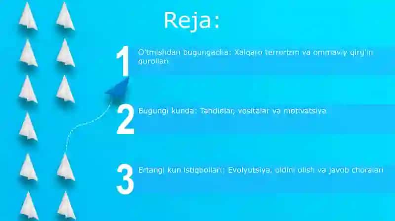 Xalqaro terrorizm va ommaviy qirg'in qurollari 2