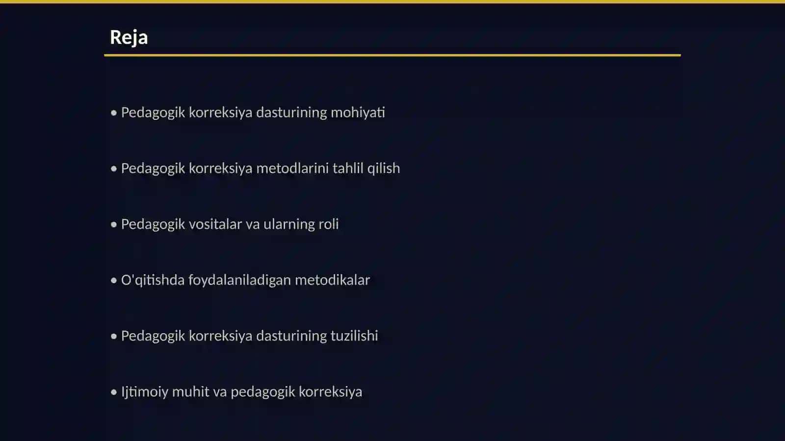 Pedagogik korreksiya dasturini tuzish metodikasi 2