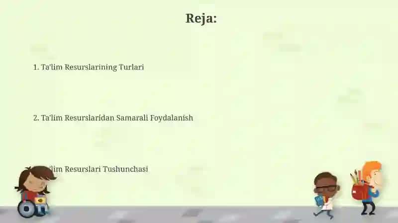 Ta'lim Resurslari Tushunchasi 2