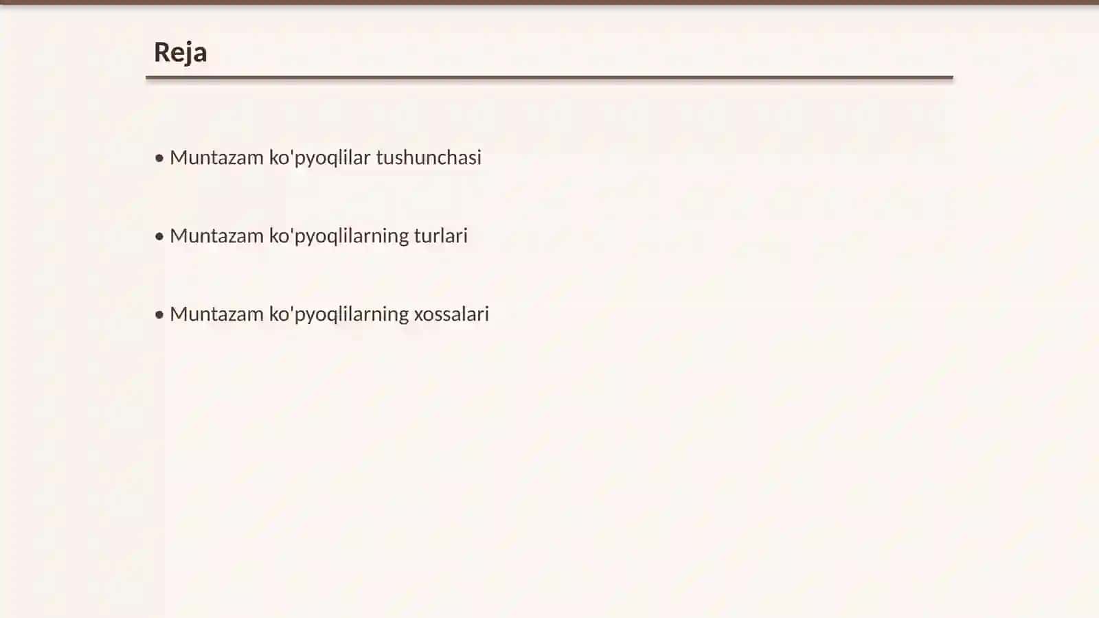 Muntazam ko'pyoqlilar 2