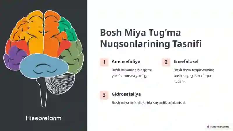 Bosh Miya Tugʻma Nuqsonlari 2