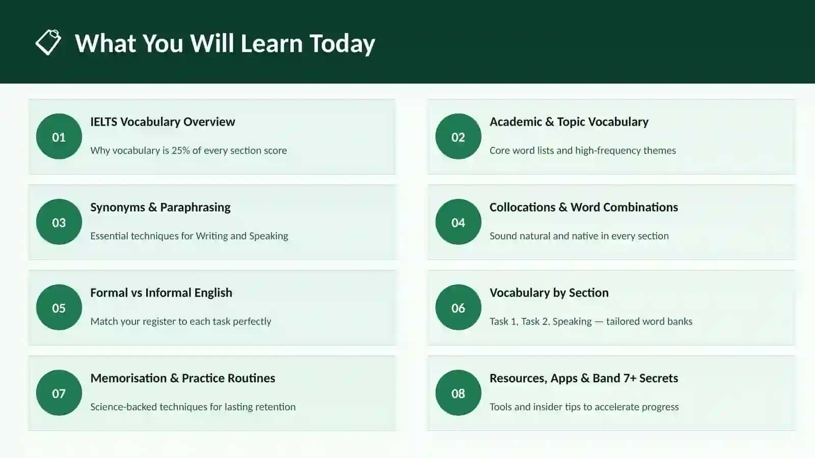 VOCABULARY MASTERY 2