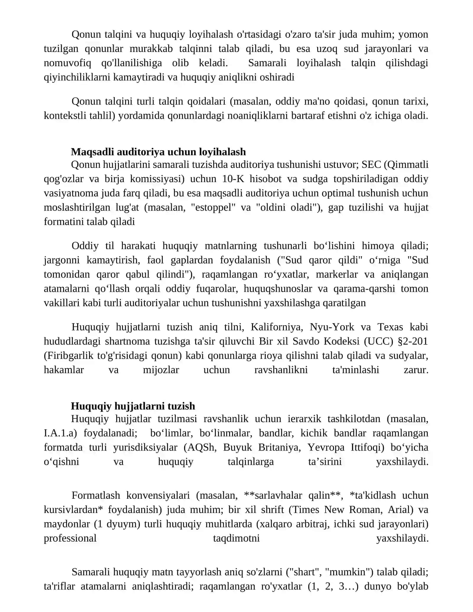 Lokal huquqiy hujjatlarning yuridik texnikasi 2