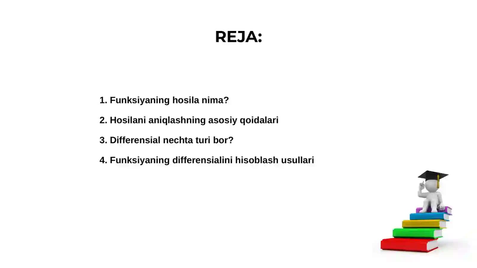 Funksiyaning hosila va differensiali 2