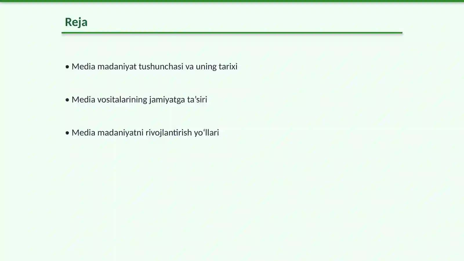 Media madaniyat tushunchasi 2
