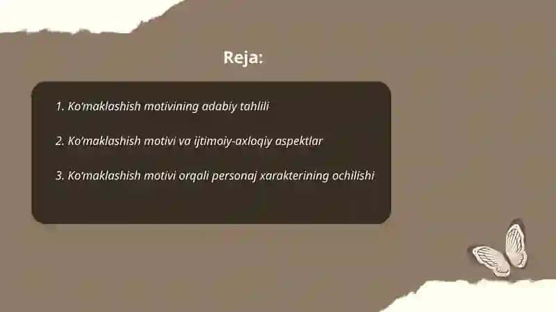 Ko‘maklashish motivi 2