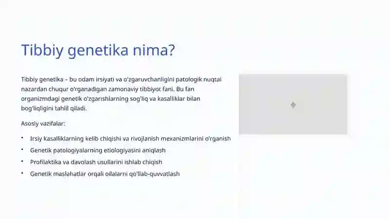 Tibbiy Genetika Asoslari 2
