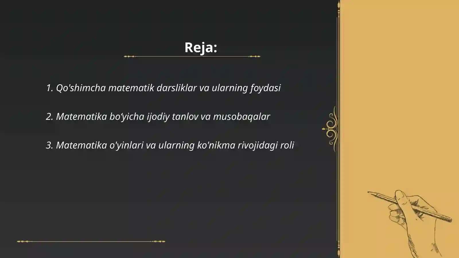 Boshlangʻich sinflarda matematikadan sinfdan tashqari ishlarni tashkil qilish turlari(2-sinf misolida) 2