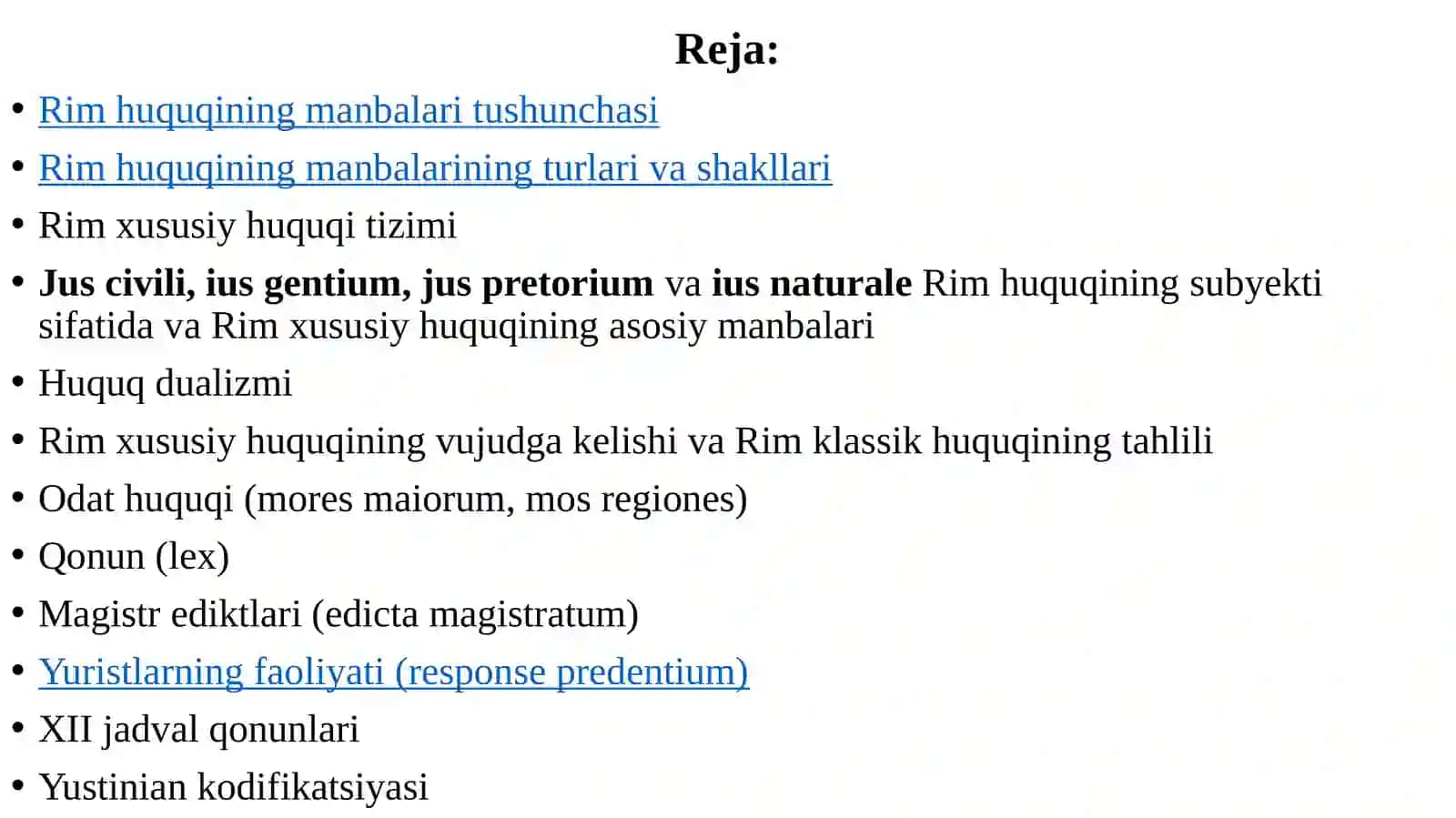 RIMHUQUQINING MANBALARI 2