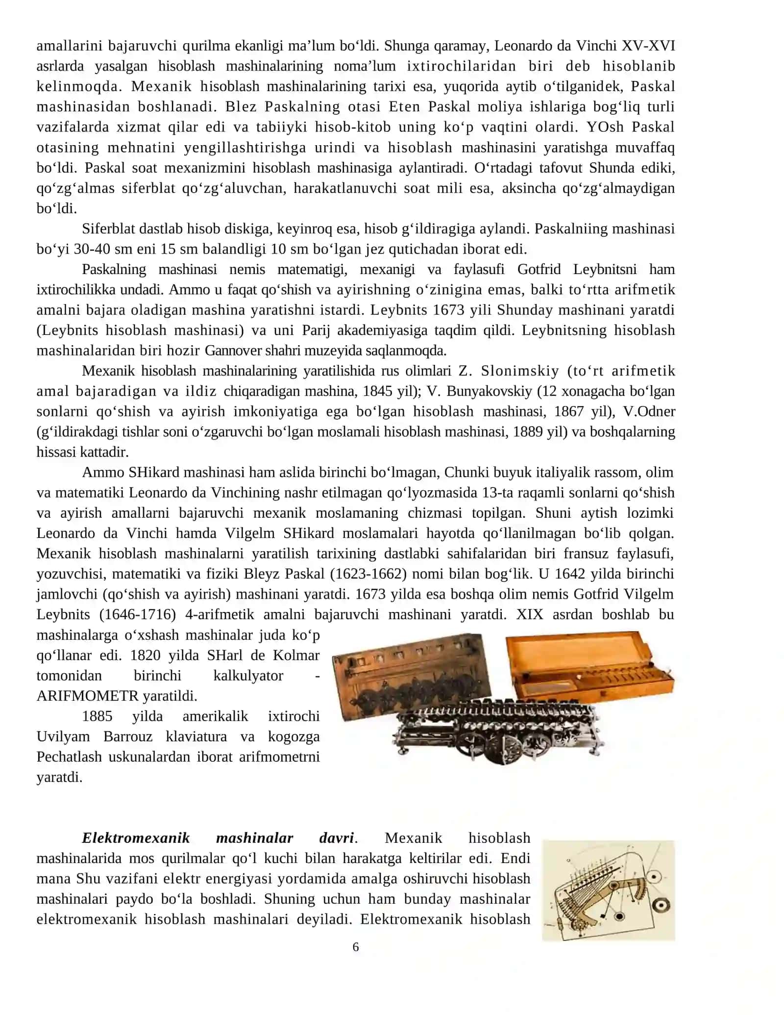 Kompyuter avlodlari va ularning klassifikasiyasi, Kompyuterning arxitekturasi va ishlash printsiplari 2
