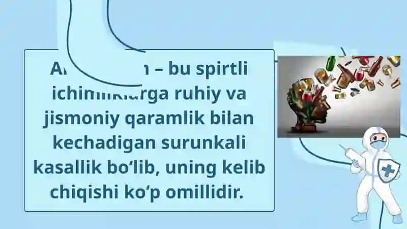 Alkogolizm narkomaniya va tokdilomaniyaning kelib chiqishi 2