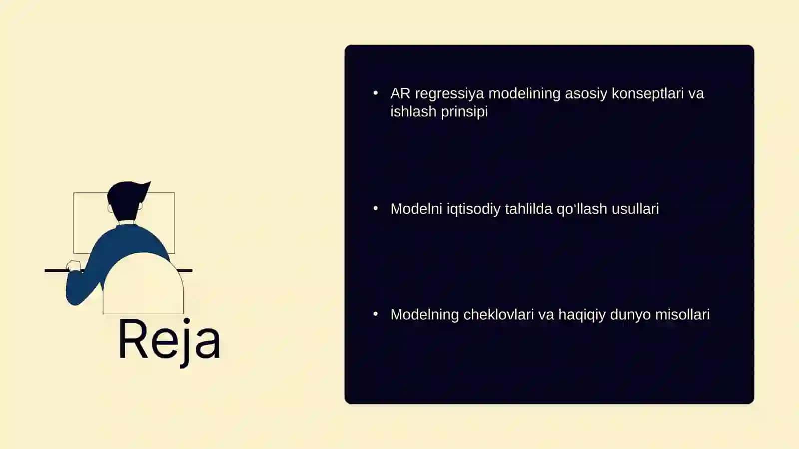AR regressiya modeli 2