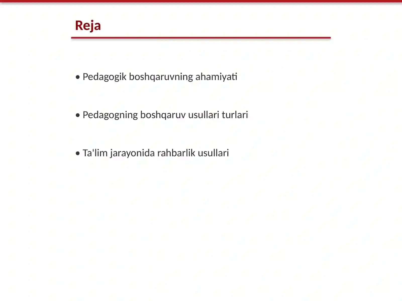 Pedagogik boshqaruvning ahamiyati 2
