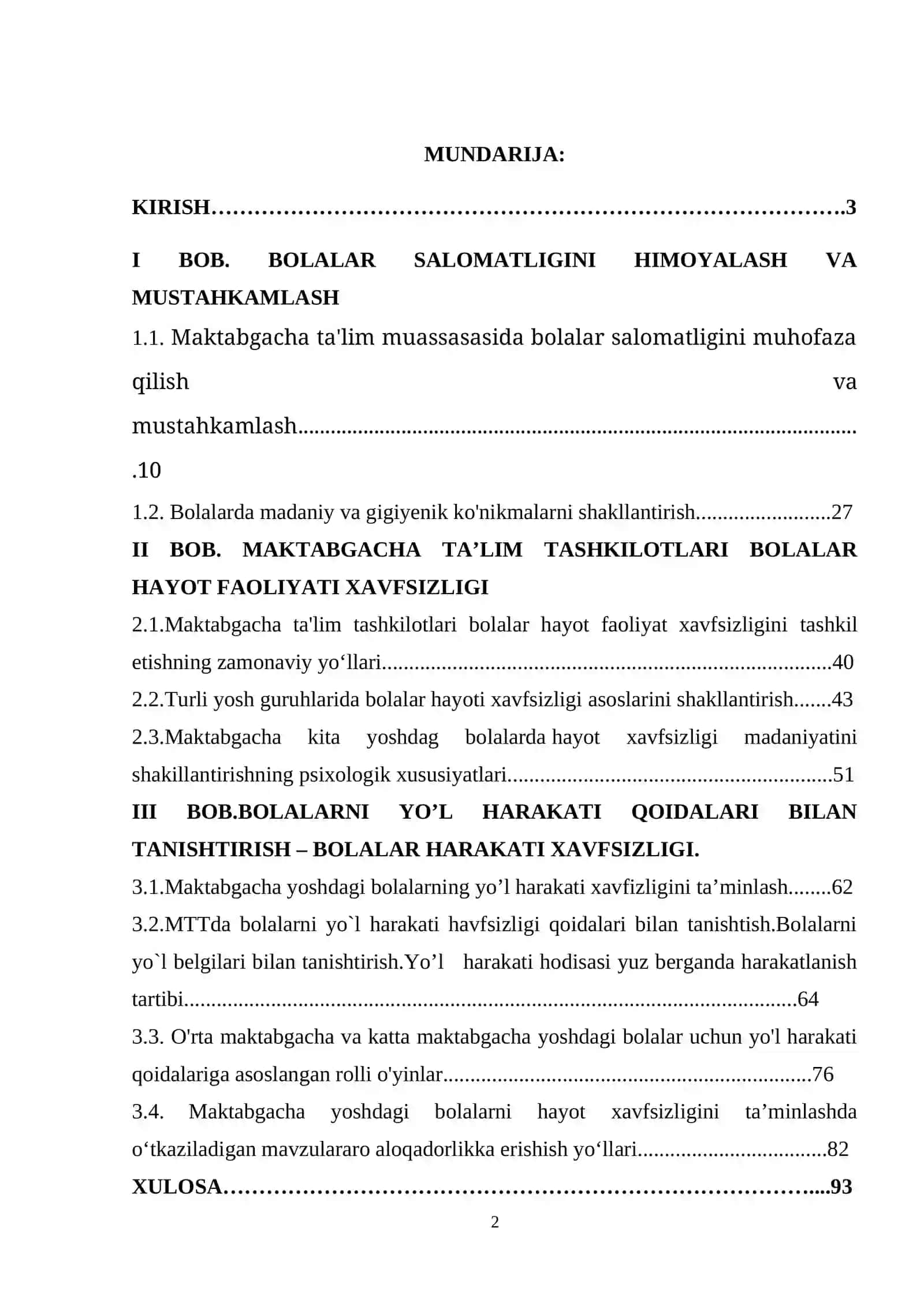 MTTLARDA BOLALAR SALOMATLIK DARSLARI 2