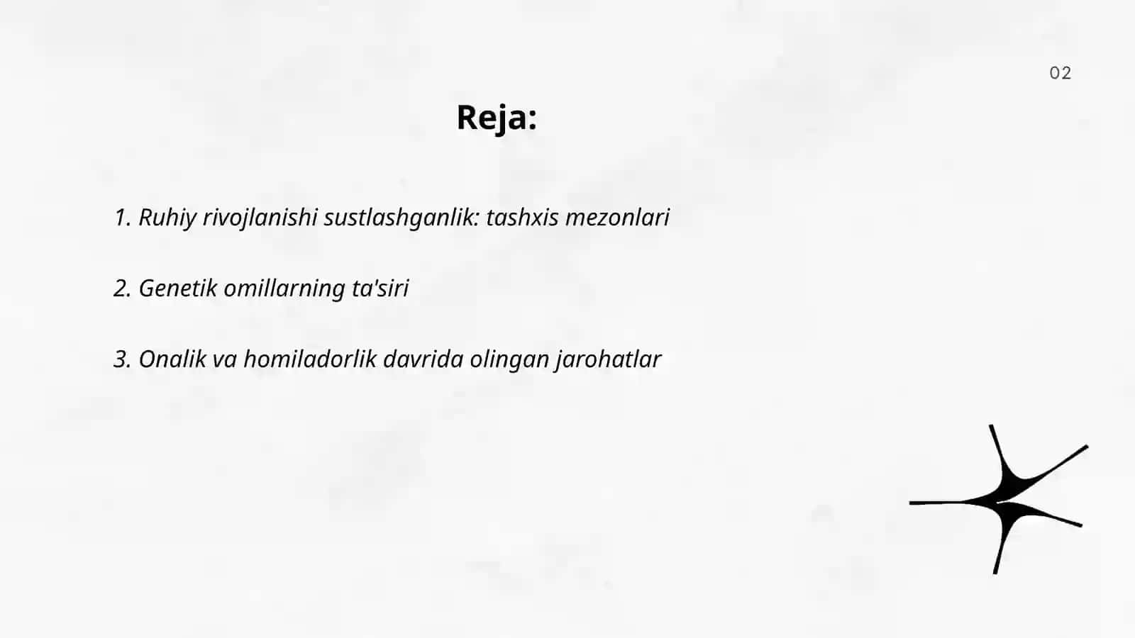 Ruhiy rivojlanishi sustlashganlikni sabablari pedagogik tasnifi 2