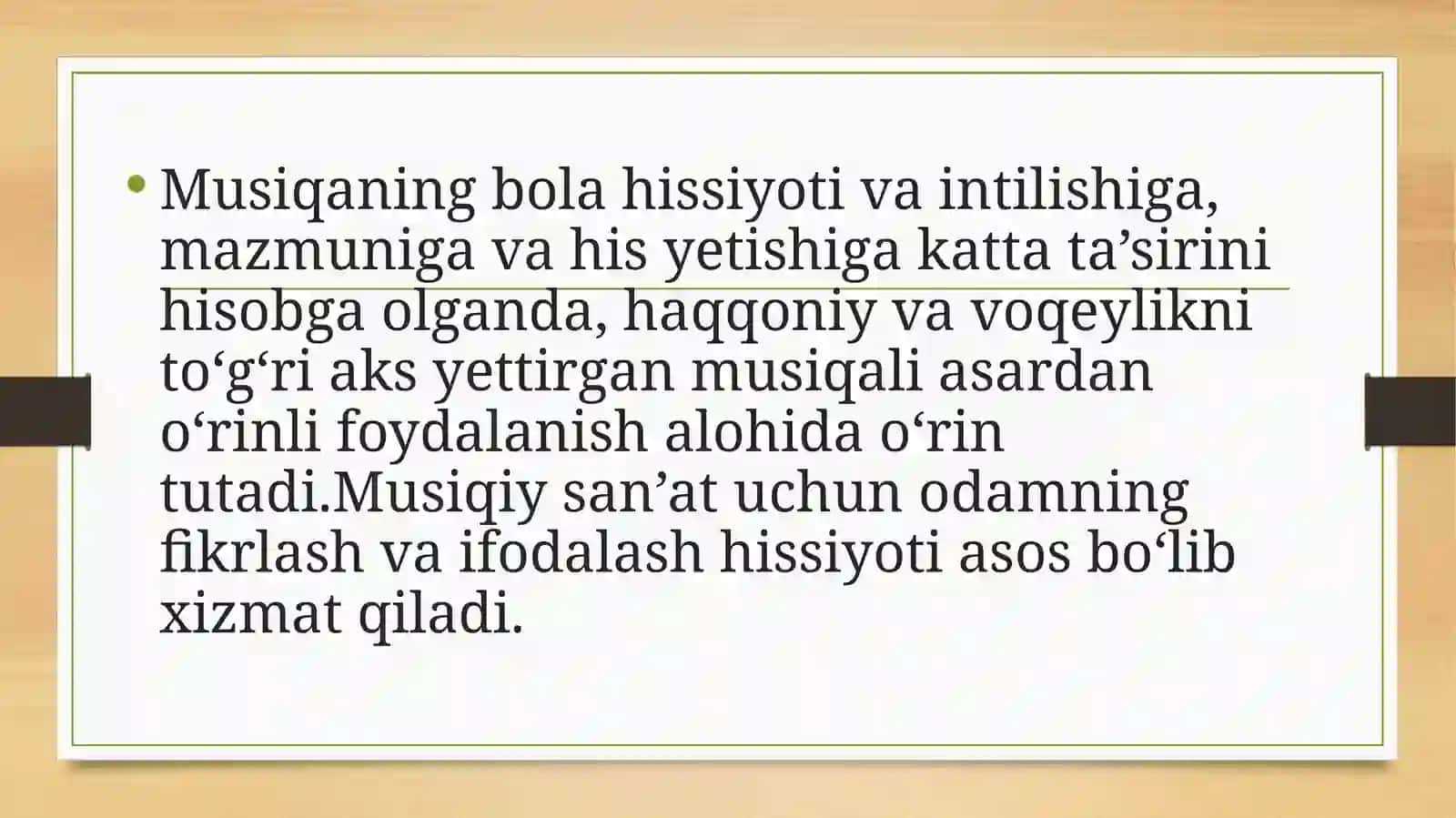 Musiqiy tarbiyada bola intilishi 2
