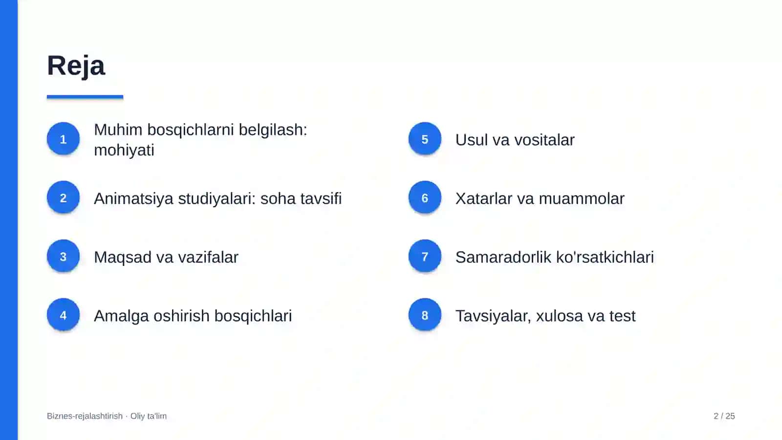 Animatsiya studiyalarida muhim bosqichlarni belgilash 2