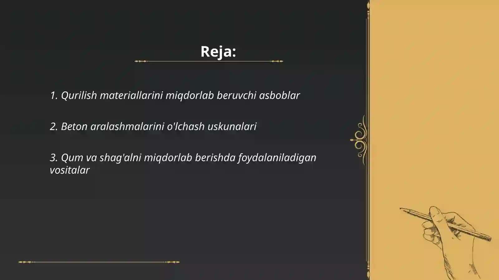 Qurilish materiallarini miqdorlab beruvchi uskunalar turlari 2