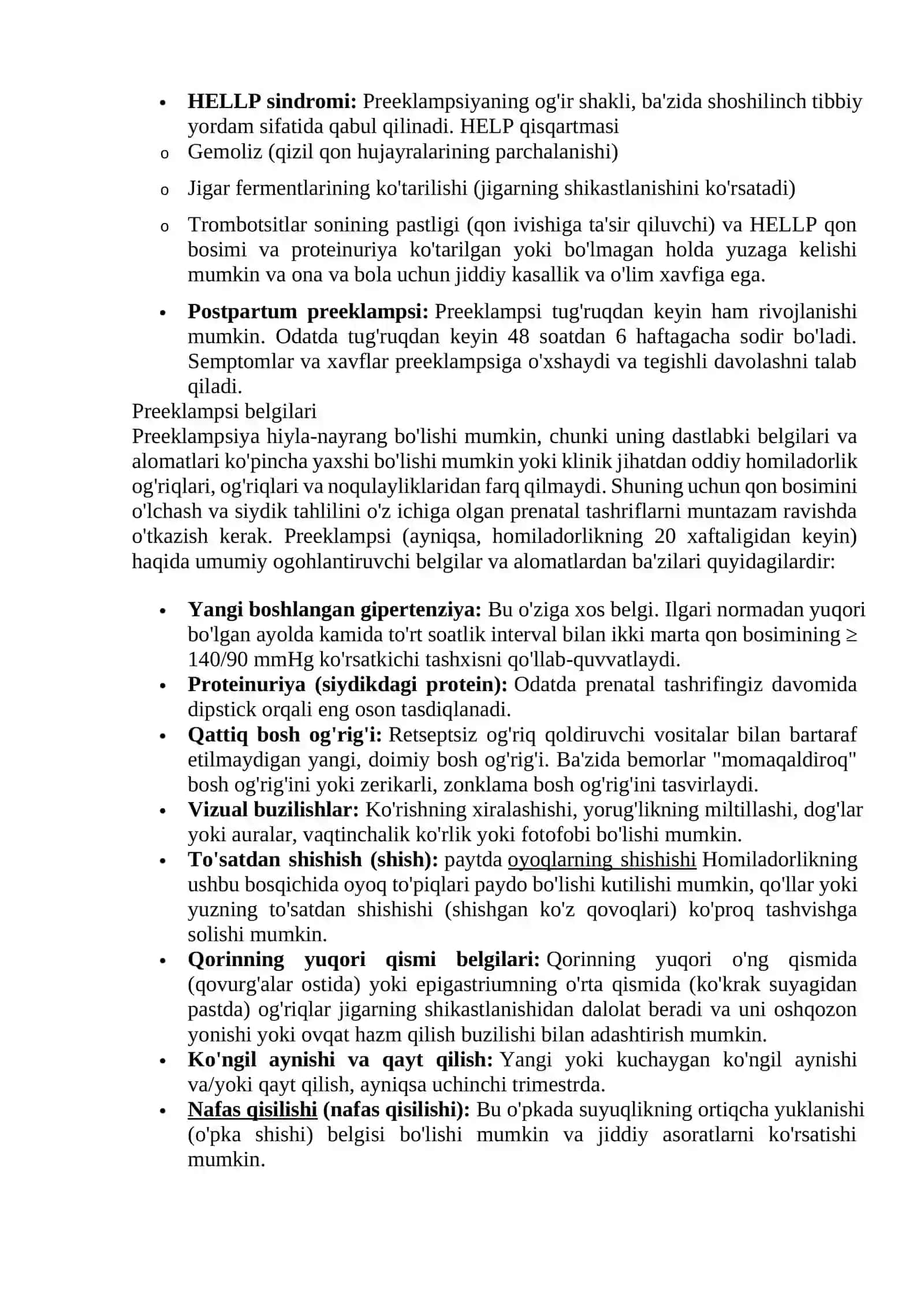 Preeklampsiya va Eklamsiya 2