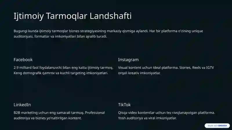 Ijtimoiy Tarmoqlar Bilan Ishlash Modellari 2