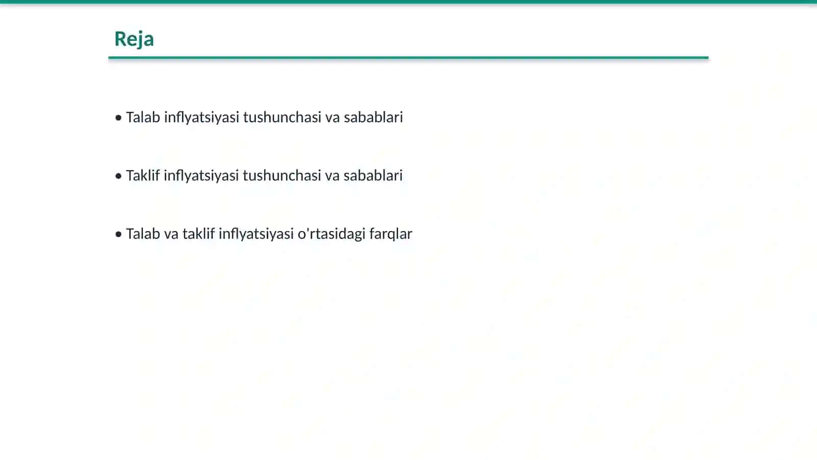 Talab va Taklif Inflatatsiyasining Farqlari 2