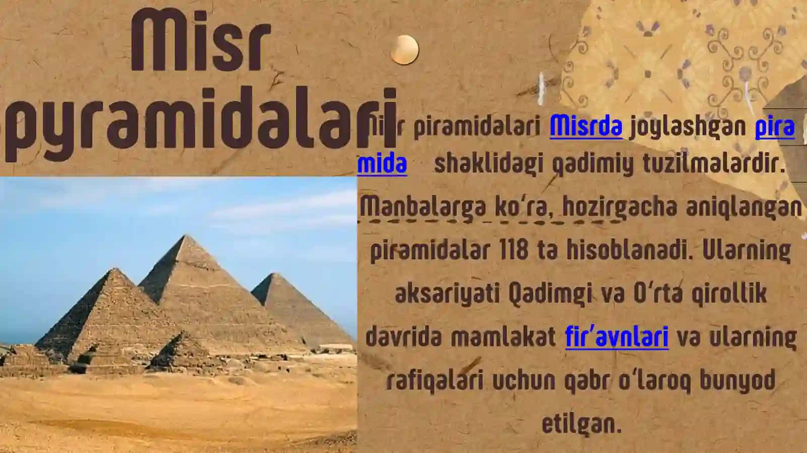 Misr piramidalari 2