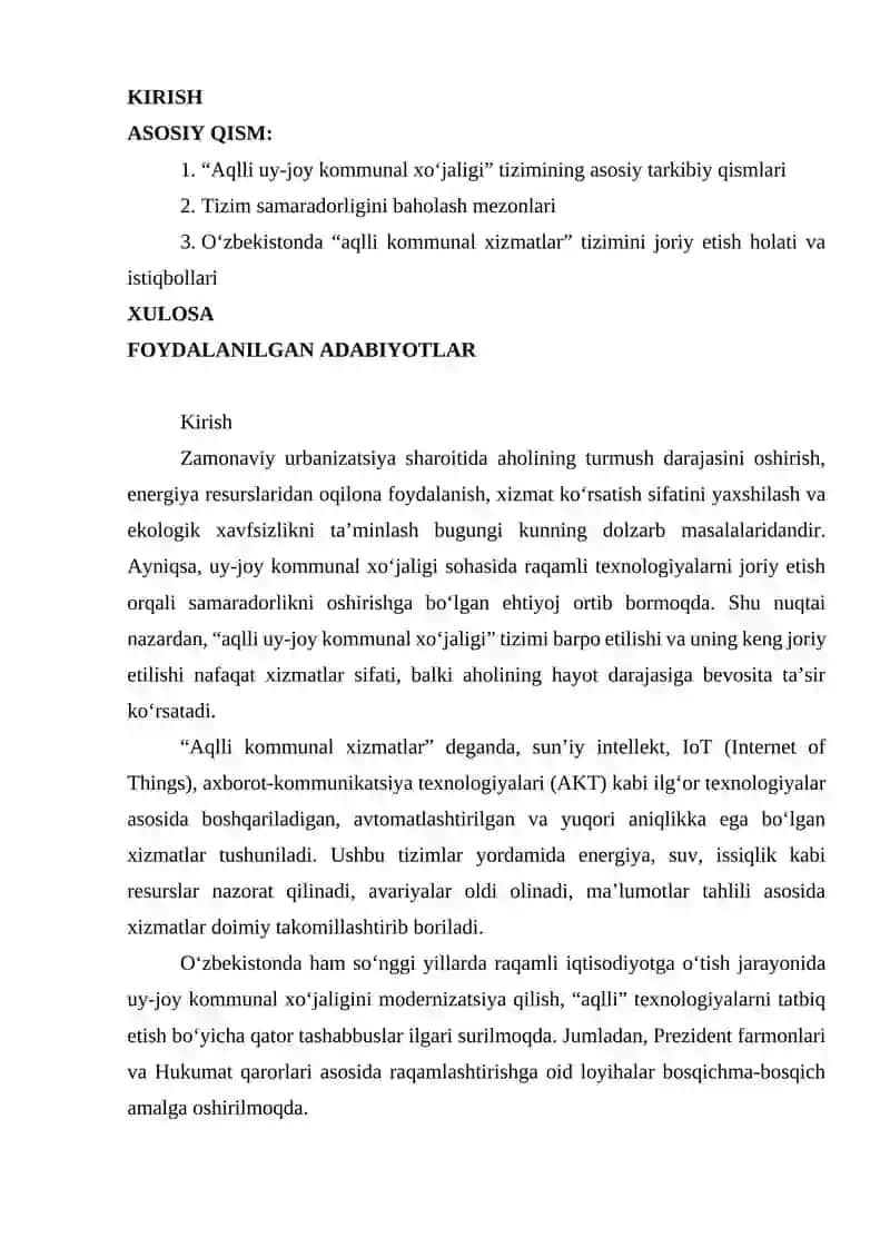 AQLLI UY-JOY KOMMUNAL XO'JALIGI 2