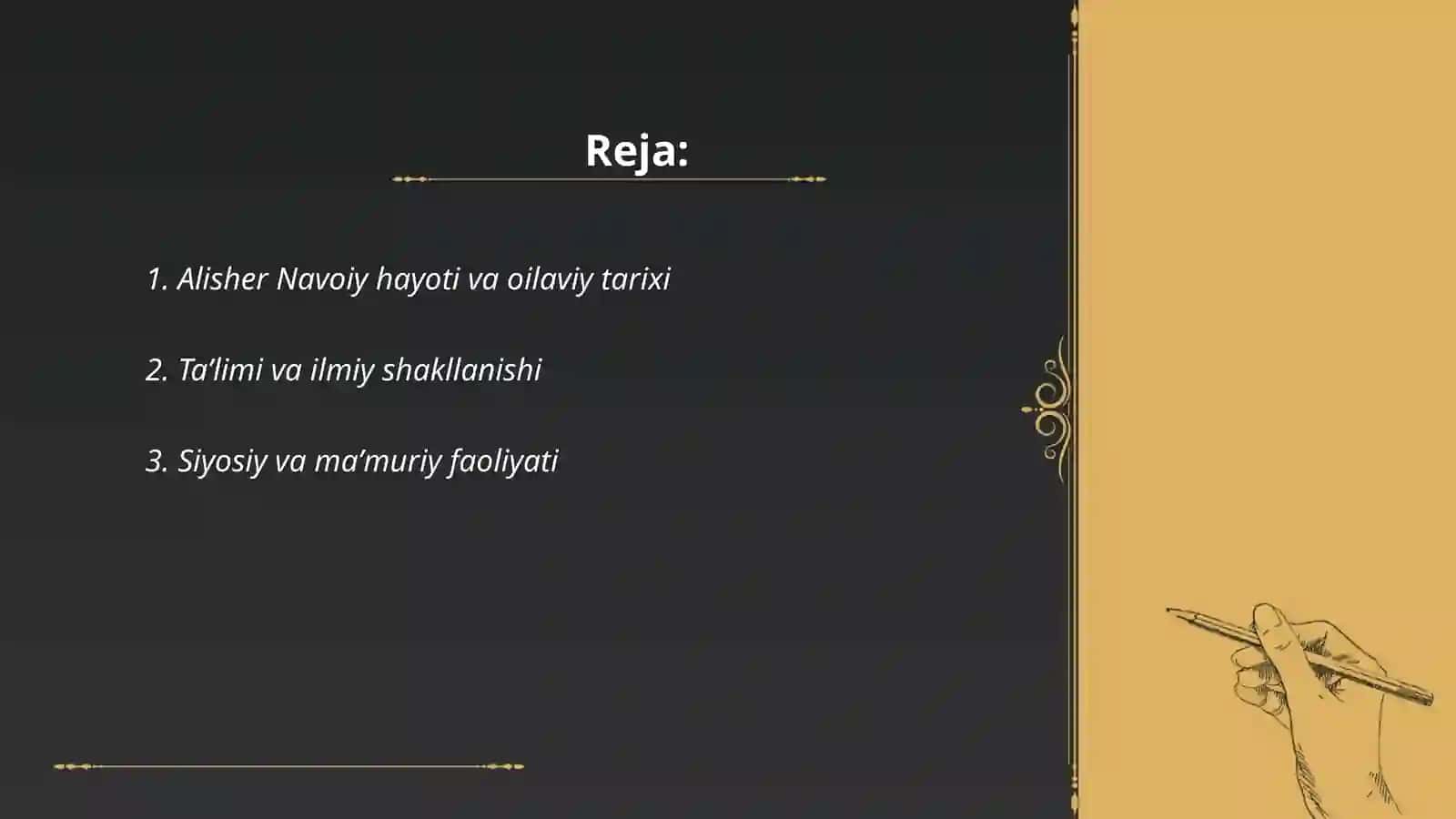 Alisher Navoiyning hayoti va ijodi 2