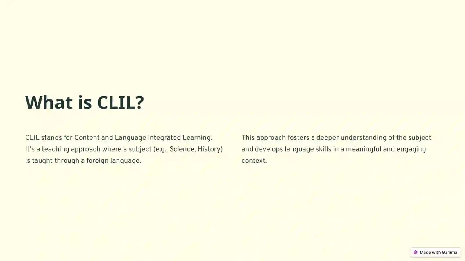 The Role of CLIL Methodology in Developing Students' Written and Oral Language Skills 2