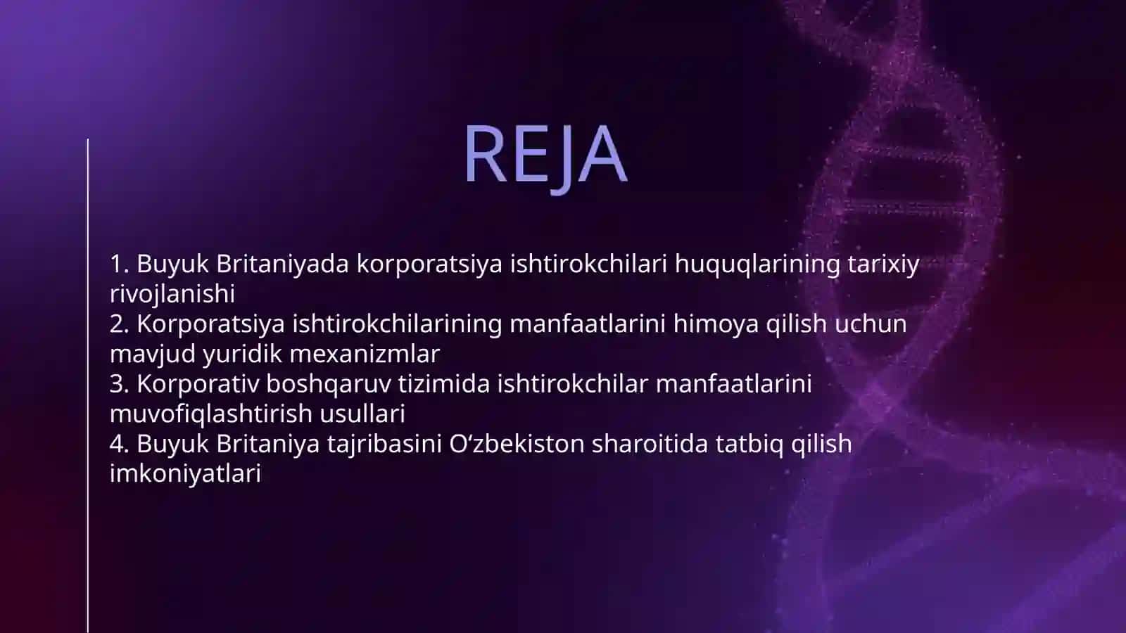 KORPORATSIYA ISHTIROKCHILARINING MANFAATLARINI HIMOYA QILISHDA BUYUK BRITANIYA TAJRIBASI 2