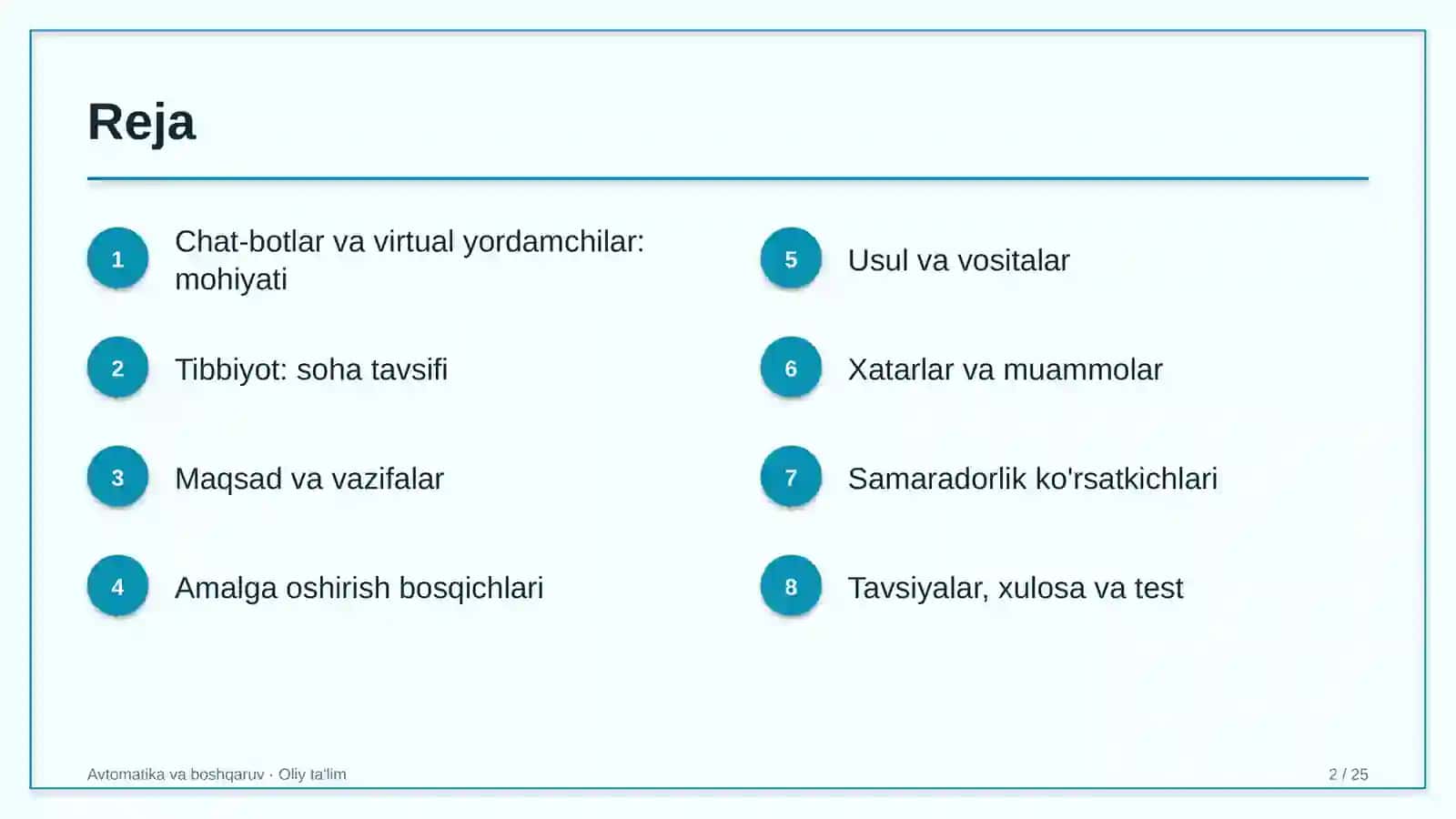 Tibbiyotda chat-botlar va virtual yordamchilardan foydalanish 2