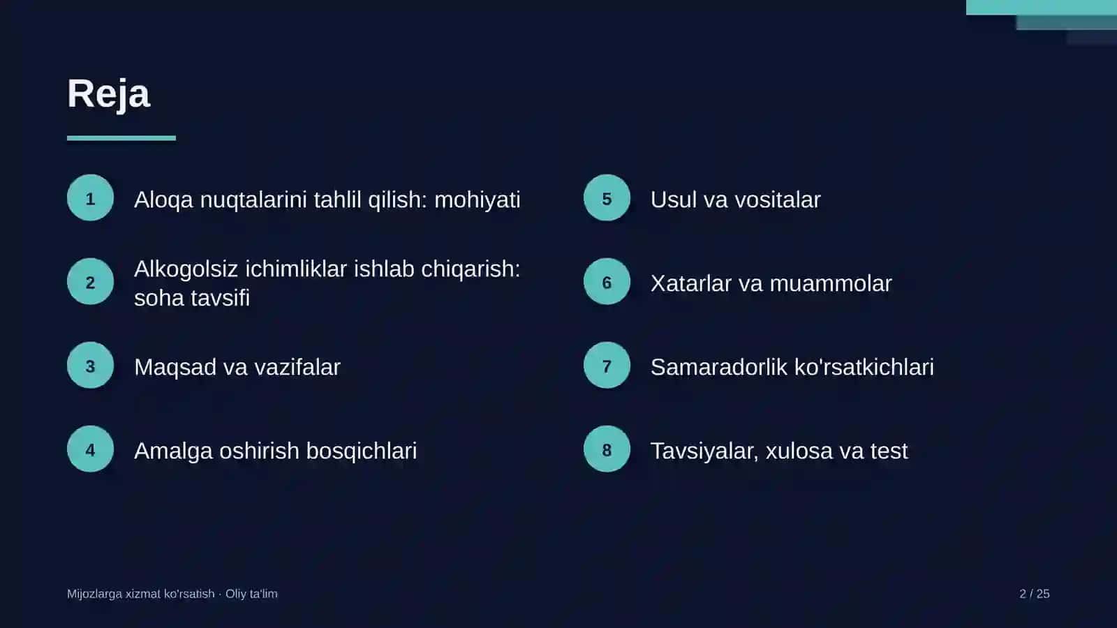 alkogolsiz ichimliklar ishlab chiqarishda aloqa nuqtalarini tahlil qilish 7994 2