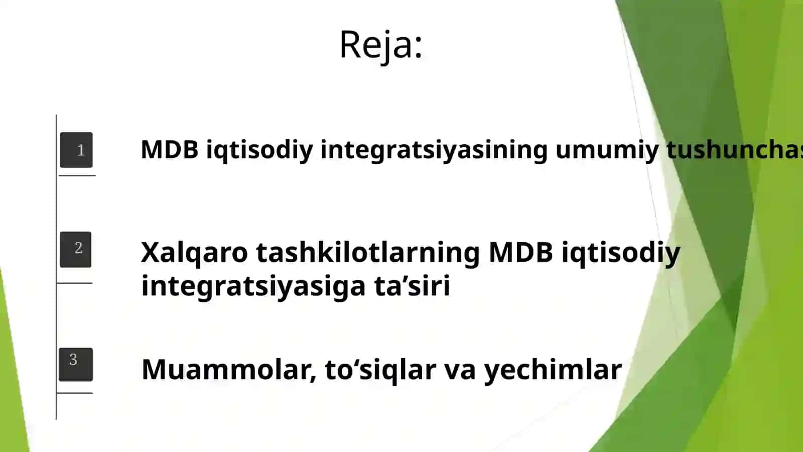 MDB mamlakatlari iqtisodiy integratsiyasida xalqaro tashkilotlarning ta’siri 2