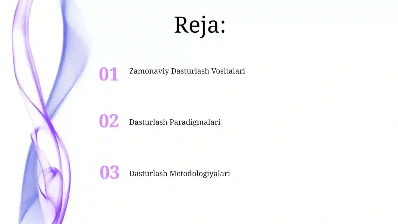 Zamonaviy Dasturlash Vositalari 2