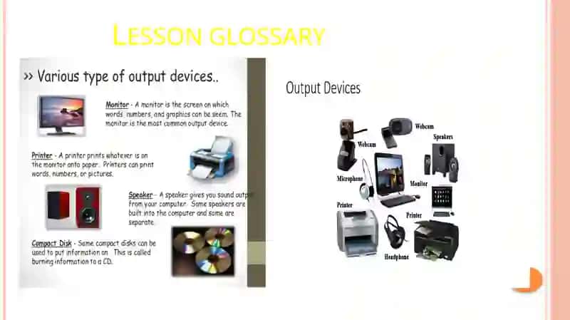Output Devices Lesson 2