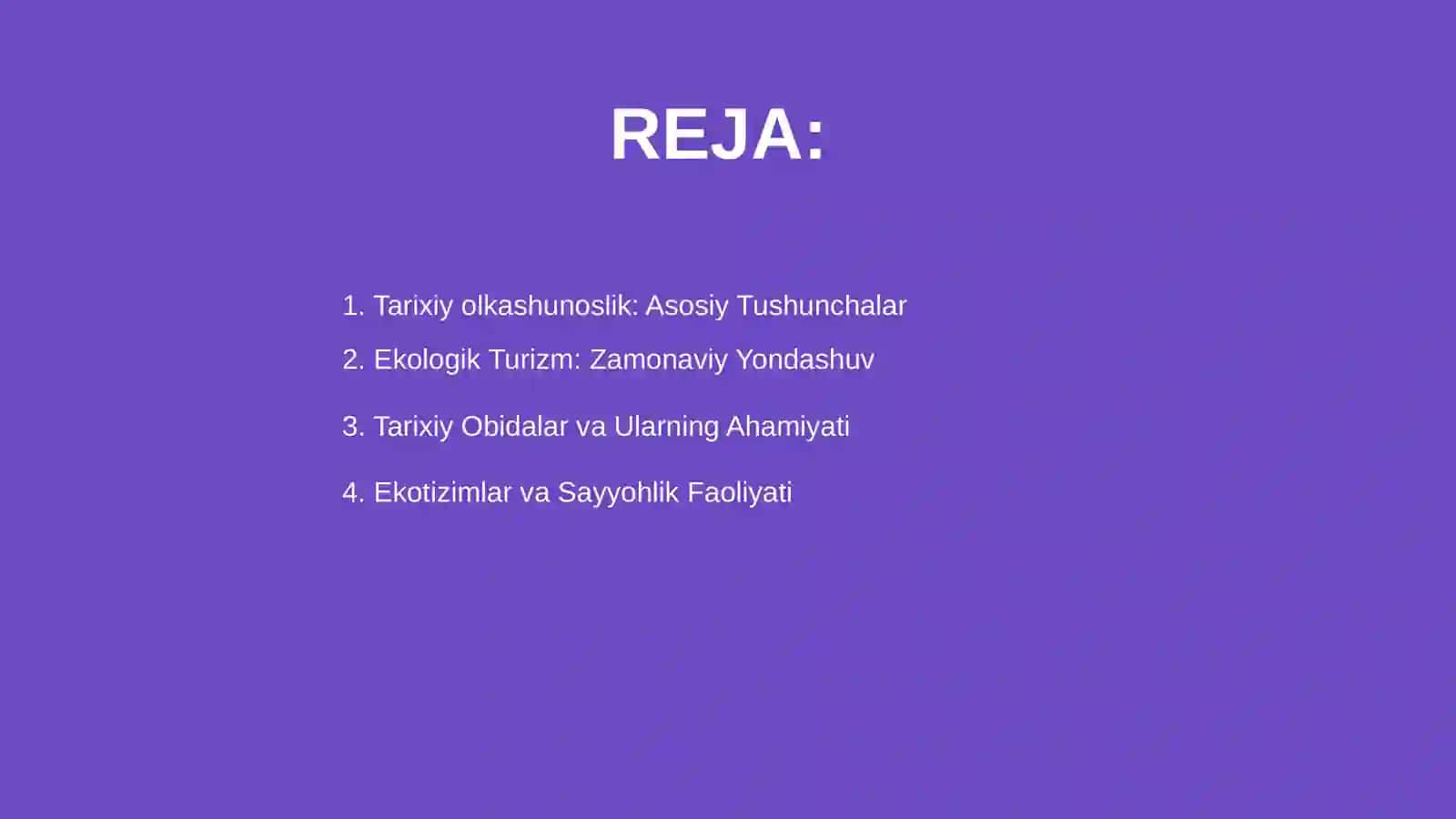 Tarixiy olkashunoslik va ekologik turizm 2