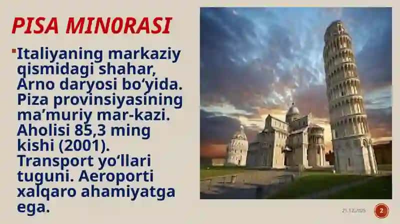 Jahonning me`moriy obidalari 2