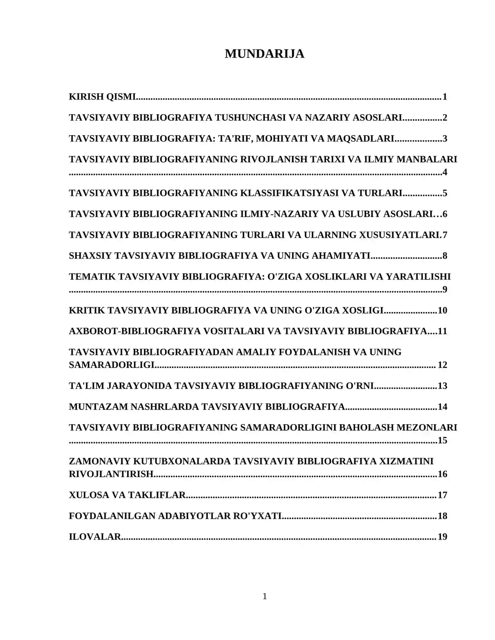 Tavsiyaviy bibliografiya va uning turlari 2